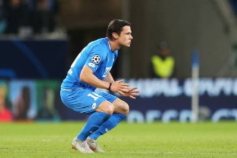 23 10 2018 xtvx Football UEFA Champions League TSG 1899 Hoffenheim Olympique Lyon emporer Nico Schulz TSG 1899 Hoffenheim disappointed after the game after the match dissapointed DFL DFB REGULATIONS PROHIBIT ANY USE OF PHOTOGRAPH as IMAGE SEQUENCES and or QUASI VIDEO Sinsheim