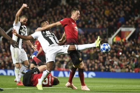 Photo LaPresse - Fabio Ferrari October 23, 2018 Manchester, United Kingdom soccer Manchester United ManU vs Juventus Fc - Uefa Champions League 2018 2019 - "Old Trafford" Stadium - Group H. In the pic:Alex Sandro (Juventus F.C.);  Copyright: xFabioxFerrari LaPressex