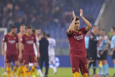Fußball, CL, AS Rom - ZSKA Moskau Photo Luciano Rossi AS Roma LaPresse 23 10 2018 Roma (Italy) Soccer AS Roma - CSKA Mosca Uefa Champions League 2018 2019 - Olimpico Stadium of Roma In the pic: Stephan El Shaarawy  Copyright: xLucianoxRossi ASxRoma LaPresse Lx