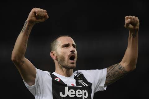 Photo LaPresse - Fabio Ferrari October 23, 2018 Manchester, United Kingdom soccer Manchester United ManU vs Juventus Fc - Uefa Champions League 2018 2019 - "Old Trafford" Stadium - Group H. In the pic:Leonardo Bonucci (Juventus F.C.);  Copyright: xFabioxFerrari LaPressex