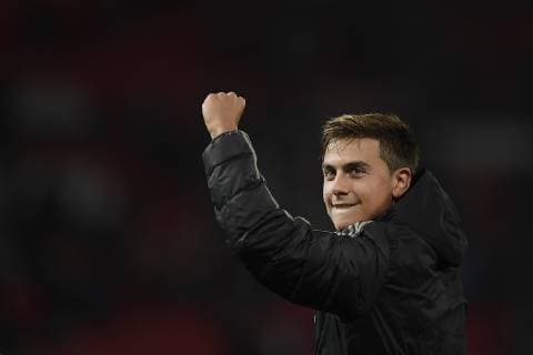 Photo LaPresse - Fabio Ferrari October 23, 2018 Manchester, United Kingdom soccer Manchester United ManU vs Juventus Fc - Uefa Champions League 2018 2019 - "Old Trafford" Stadium - Group H. In the pic:Dybala Paulo Exequiel (Juventus F.C.);  Copyright: xFabioxFerrari LaPressex