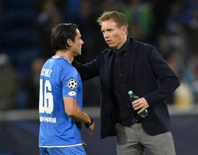 TSG 1899 Hoffenheim TSG 1899 Hoffenheim vs Olympique Lyon Champions League CL Group Stage 23 10 2018 DFL REGULATIONS PROHIBIT ANY USE OF PHOTOGRAPH AS IMAGE SEQUENCES AND OR QUASI VIDEO TSG 1899 Hoffenheim vs Olympique Lyon