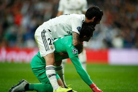 October 23, 2018 - Madrid, MADRID, SPAIN - Isco of Real Madrid and Ales Hruska of Viktoria during the UEFA Champions League football match between Real Madrid and Viktoria Plzen on October 23th, 2018 at Santiago Bernabeu stadium in Madrid, Spain. Soccer: Champions League - Real Madrid v Viktoria Plzen - ZUMAa181 20181023_zaa_a181_148 Copyright: xAFP7x