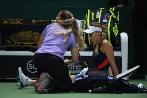 Caroline Wozniacki (DNK), OCT 23, WTA_Caroline Wozniacki (DNK) vs Petra Kvitova (CZE)- 2018 BNP Paribas WTA Tennis Damen Finals Noxthirdxpartyxsales  (88711070)
