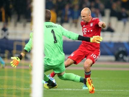 AEK Athens FC 1 Arjen Robben Bayern Muenchen 10 AEK Athens vs Bayern Munich Muenchen Football Champions League Group Stage 23 10 2018 AEK Athens vs Bayern Munich Muenchen Champions League Group Stage 23 10 2018 Athens Copyright: xEIBNER HarryxLangerx EP_HLR