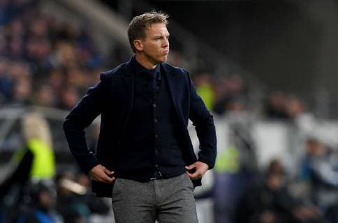 23 10 2018 xfux Football UEFA Champions League TSG 1899 Hoffenheim Olympique Lyon emspor v l Coach Julian Nagelsmann TSG 1899 Hoffenheim disappointed and disappointed looking dissapointed Sinsheim