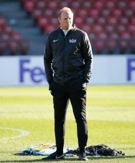 24 10 2018 Stadion Letzigrund Zurich SWITZERLAND Season 2018 2019 Men Soccer UEFA Europa League Final training FCZ Manager Ludovic Magnin FC Zurich