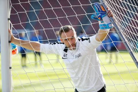 24 10 2018 Stadion Letzigrund Zürich SWITZERLAND Season 2018 2019 Men Soccer UEFA Europa League Final training FCZ Goalkeeping coach Davide Taini FC Zurich