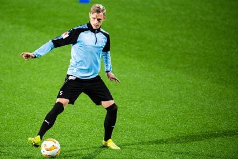 181024 Sören Rieks of Malmö FF during a training session ahead of the Europe league match between Sarpsborg 08 and Malmö FF on October 24, 2018 in Sarpsborg Photo Petter Arvidson BILDBYR N Code PA 92136  Copyright: PETTERxARVIDSON BB181024PA058