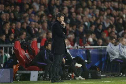Coach Mark van Bommel of PSV during the UEFA Champions League group C match between PSV Eindhoven and Tottenham Hotspur FC at the Phillips stadium on October 24, 2018 in Eindhoven, The Netherlands UEFA Champions League 2018 2019 xVIxVIxImagesx xJeroenxPutmansxIVx 12548794