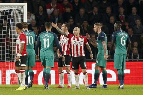 EINDHOVEN, Philips Stadium , 24-10-20-18, football, season 2018 2019 , Football Champions League , PSV - Tottenham Hotspur . PSV player Angelino. PSV - Tottenham Hotspur  x2564105x