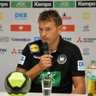 Mens European Championship qualifier in Wetzlar season 2018 19 Germany Israel head coach Christian Prokop Germany at the press conference after the game 24 10 18 Copyright: xMichaelxHundtx xMatthiasxKochx
