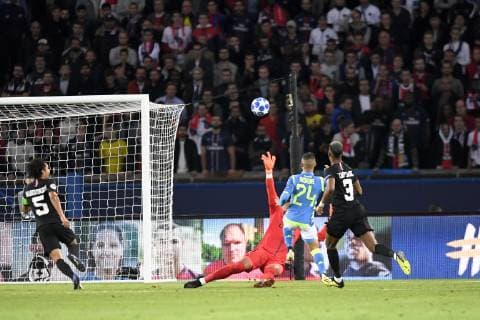 24 LORENZO INSIGNE (NAP) - BUT FOOTBALL : Paris SG vs Naples - Ligue des Champions - 24 10 2018 AnthonyBIBARD FEP Panoramic 
