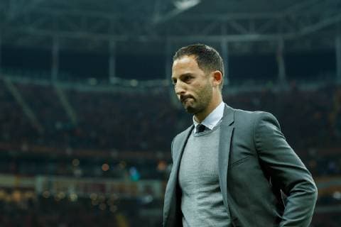 Turkey Istanbul 24 10 2018 UEFA Champions League 2018 19 Season Preliminary Round Group Stage Group D 3 Gameday Galatasaray Istanbul FC Schalke 04 Head Coach Domenico Tedesco S04 is watching DeFodi048
