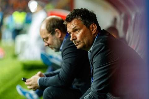 Turkey Istanbul 24 10 2018 UEFA Champions League 2018 19 Season Preliminary Round Group Stage Group D 3 Gameday Galatasaray Istanbul FC Schalke 04 Sporting Director Christian Heidel S04 is watching DeFodi048