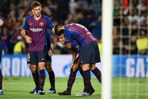 Db Barcellona (Spagna) 24 10 2018 - Champions League Barcellona-Inter foto Daniele Buffa Image nella foto: esultanza gol Rafinha 