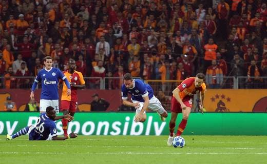 Galatasaray s Martin Linnes during Galatasaray - Schalke UEFA Champions League game at Turk Telekom Arena, 25th Oct. 2018  Copyright: TolgaxAdanali 16155230