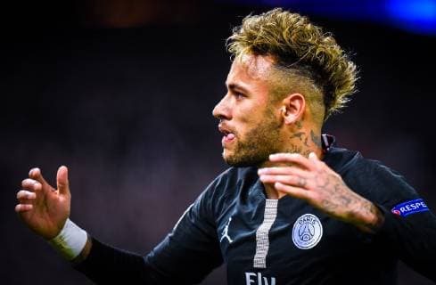 Neymar Jr ( PSG ) FOOTBALL : Paris Saint Germain vs Naples - Ligue des Champions - Paris - 24 10 2018 FedericoPestellini Panoramic 