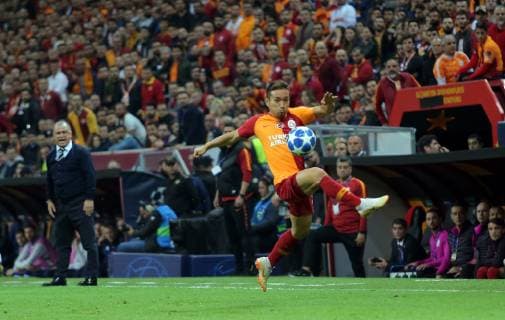 Galatasaray s Yuto Nagatomo during Galatasaray - Schalke UEFA Champions League game at Turk Telekom Arena, 25th Oct. 2018  Copyright: TolgaxAdanali 16155308
