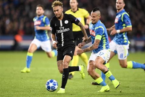 10 NEYMAR JR (PSG) FOOTBALL : Paris SG vs Naples - Ligue des Champions - 24 10 2018 AnthonyBIBARD FEP Panoramic 