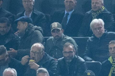 24 10 2018 xkvx Borussia Dortmund Atletico Madrid Borussia Dortmund on the tribunes DFL DFB REGULATIONS PROHIBIT ANY USE OF PHOTOGRAPH as IMAGE SEQUENCES and or QUASI VIDEO Dortmund