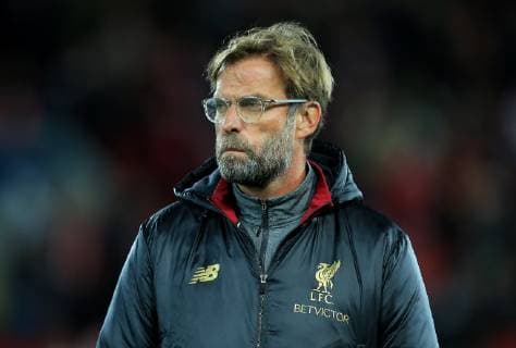 Liverpool manager Jurgen Klopp during the UEFA Champions League match at Anfield Stadium, Liverpool. Picture date 24th October 2018. Picture credit should read: Matt McNulty Sportimage EDITORIAL USE ONLY. No use with unauthorised audio, video, data, fixture lists, club league logos or live services. Online in-match use limited to 120 images, no video emulation. No use in betting, games or single club league player publications.