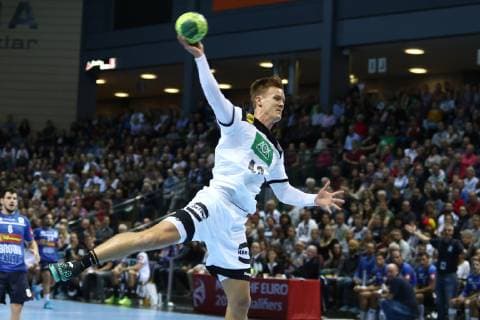 Goalkeeping by Niclas Pieczkowski Germany Germany vs Israel Handball EC Qualification 24 10 2018 Germany vs Israel Handball EC Qualification 24 10 2018 Wetzlar Copyright: xEIBNER RenexWeissx EP_RWS