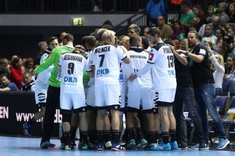 The German team swings to the match against Israel Germany vs Israel Handball European Championship Qualification 24 10 2018 Germany vs Israel Handball European Championship Qualification 24 10 2018 Wetzlar Copyright: xEIBNER RenexWeissx EP_RWS
