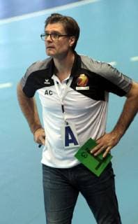 24.10.2018 Zrenjanin Serbia-Belgium EHF European qualifiers men s handball Arnaud Calbry Belgium coach : 