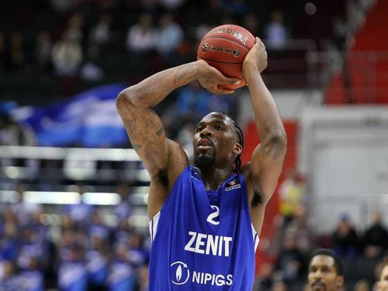 October 24, 2018 St. Petersburg. Russia. Eurocup.BC Zenit v BC Valencia. Player Jalen Reynolds (2) AlexanderxKulebyakin 