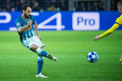 24 10 2018 xkvx Football UEFA Champions League Borussia Dortmund Atletico Madrid emporer Juanfran Atletico Madrid DFL DFB REGULATIONS PROHIBIT ANY USE OF PHOTOGRAPH as IMAGE SEQUENCES and or QUASI VIDEO Dortmund