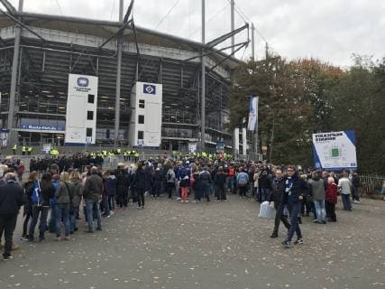 View from the Hamburger Volksparkstadion 21 10 2018