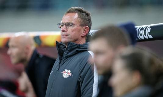 25 10 2018 Football UEFA Europa League 2018 2019 Group Stage 3 Gameday RB Leipzig Celtic in the Red Bull Arena Leipzig Coach Ralf Rangnick RB Leipzig Sporting Director DFL and DFB regulations prohibit any use of images