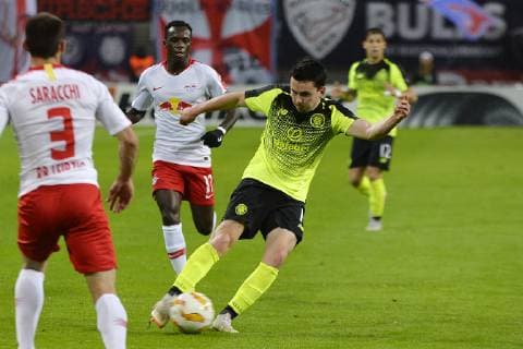 UEFA Europa League 2018 2019 Group Stage Group Stage 3 Gameday RB Leipzig vs Celtic FC Glasgow 25 10 2018 Shot by Ryan Christie Glasgow Bruma RBL is looking to Leipzig Saxony Germany