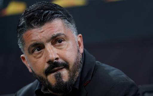 Photo LaPresse - Spada October 25 , 2018 Milan ( Italy ) Soccer Milan vs Real Betis Seville - Europa League - "San Siro Stadium " In the pic : Head Coach Gattuso  Copyright: xSpada LaPressex