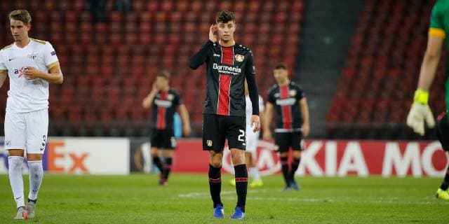 25 10 2018 Letzigrund Stadium Zurich SWITZERLAND Season 2018 2019 Men Soccer UEFA Europa League FC Zurich Bayer 04 Leverkusen Kai Havertz Leverkusen