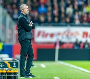 25 10 2018 Red Bull Arena Salzburg UEFA Champions League Salzburg vs Rosenborg BK Group B on picture Coach Marinus Johannes Coolen Rosenborg BK during the European League Group B match between FC Salzburg and Rosenborg BK at the Red Bull Arena in Salzburg Austria on 2018 10 25 Salzburg  EX_ADE