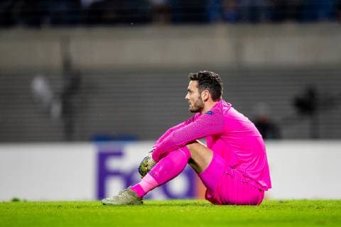 Goalkeeper Craig Gordon 1 of Celtic on the ground FB EL RB Leipzig Celtic Glasgow Leipzig Copyright: xEIBNER HartmutxBoesenerx EP_HBR