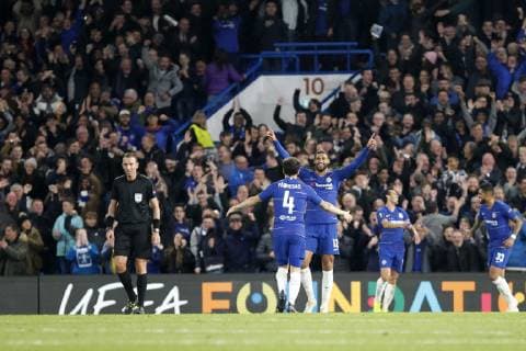GOAL - Ruben Loftus-Cheek of Chelsea scores his third of the night during the UEFA Europa League group stage match between Chelsea and FC BATE Borisov at Stamford Bridge, London, England on 25 October 2018. Copyright: xCarltonxMyriex 21630010