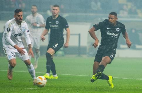 25 10 2018 xfux Football UEFA Europa League Eintracht Frankfurt Apollon Limassol FC Emporal Charalampos Kyriakou Apollon Limassol Sebastien Haller Eintracht Frankfurt Frankfurt am Main