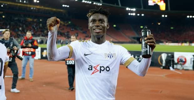25 10 2018 Letzigrund Stadium Zurich SWITZERLAND Season 2018 2019 Mens Soccer UEFA Europa League FC Zurich Bayer 04 Leverkusen Final victory Stephen Odey FCZ