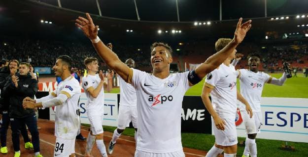 25 10 2018 Letzigrund Stadium Zurich SWITZERLAND Season 2018 2019 Men Soccer UEFA Europa League FC Zurich Bayer 04 Leverkusen Final Kevin Rüegg FCZ