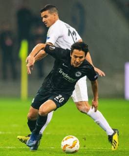 25 10 2018 xfux Football UEFA Europa League Eintracht Frankfurt Apollon Limassol FC Emporio Zelaya Apollon Limassol Makoto Hasebe Eintracht Frankfurt Frankfurt am Main