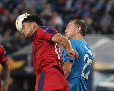 Russian Federation. St. Petersburg. Arena St. Petersburg . UEFA Europa League. Football. Group stage. Match group C . FC Zenit - FC Bordeaux. Player football club Zenit Artem Dziuba; Artyom Dzyuba; Pablo MaksimxKonstantinov 