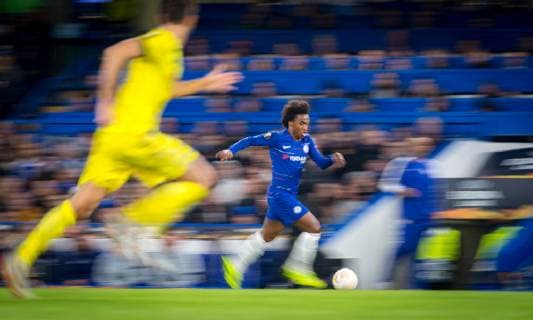 WILLIAN of Chelsea in action during the UEFA Europa League group match between Chelsea and FC BATE Borisov at Stamford Bridge, London, England on 25 October 2018. Copyright: xAndyxRowlandx PMI-2348-0019