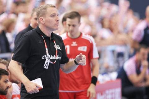 Handball EURO Qualification EM Europameisterschaft Croatia - Switzerland 25.10.2018.,Osijek, Croatia - Handball EURO Qualification, Croatia - Switzerland. Suter Michael.  DavorxJavorovic PIXSELL
