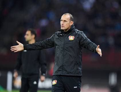 FOOTBALL EUROPE LEAGUE SEASON 2018 2019 Group Stage FC Zurich Bayer 04 Leverkusen 25 10 2018 Coach Heiko Herrlich Bayer 04 Leverkusen thoughtfully