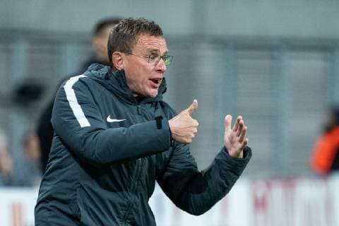25 10 2018 xkvx Football UEFA Europa League RB Leipzig Celtic Glasgow emspor v l Coach Sporting Director Ralf Rangnick RB Leipzig gestures with the gestures gestures gestures gestures DFL DFB REGULATIONS PROHIBIT ANY USE OF PHOTOGRAPH as IMAGE SEQUENCES and or QUASI VIDEO Leipzig