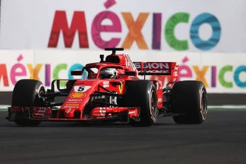 Formel 1, GP von Mexiko Photo4 LaPresse 26 10 2018 Mexico City,Mexico Grand Prix Formula One Mexico 2018 In the pic: Sebastian Vettel (GER) Scuderia Ferrari SF71H  Copyright: xPhoto4 LaPressex