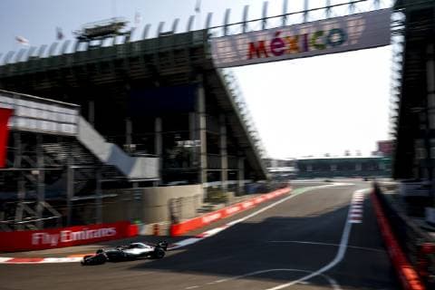 Formel 1, GP von Mexiko Motorsports: FIA Formula One World Championship WM Weltmeisterschaft 2018, Grand Prix of Mexico, 44 Lewis Hamilton (GBR, Mercedes AMG Petronas Motorsport), Mexico-City Mexico
